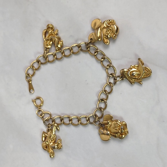 Disney Jewelry - Vintage Disney Classics Charm Bracelet